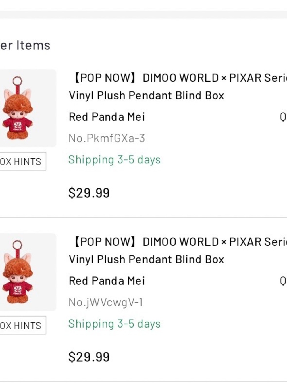 Dimoo World x Pixar Red Panda unopened - Picture 2 of 6